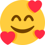 emoji eyes heart